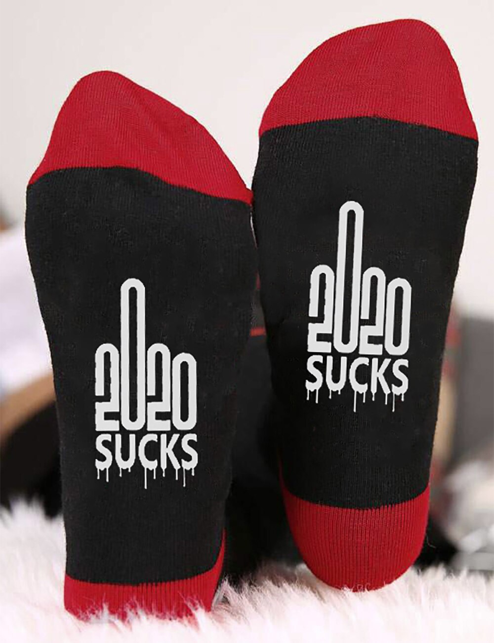 10 Pairs 2020 Sucks Novelty Socks Words Crew Funny Socks Bulk Wholesale